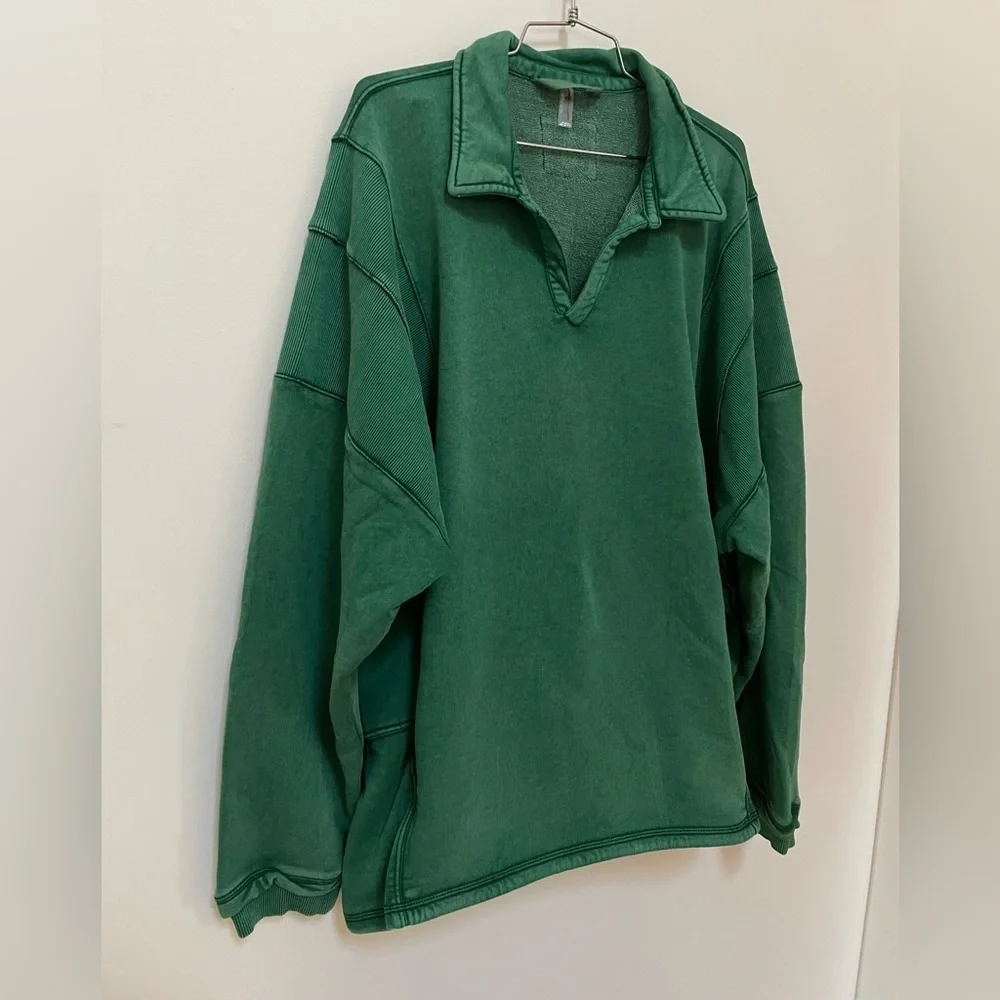 NWOT Free People FP Movement Work It Out Pullover Size Large